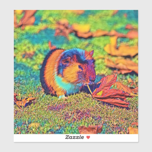 Sticker AnimalColor_Guineapig_001 (Feuille)