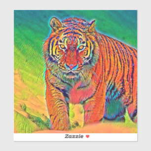 Sticker AnimalColor_Tiger_005