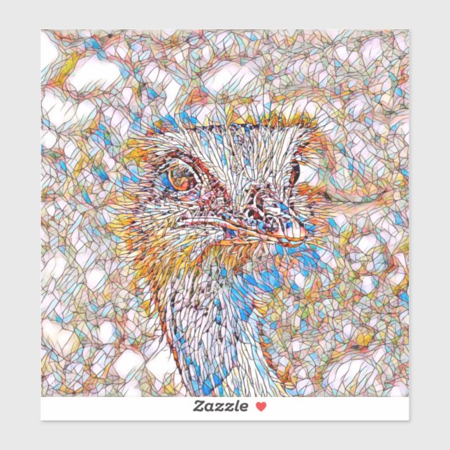 Sticker AnimalMix_Bird_042 (Feuille)