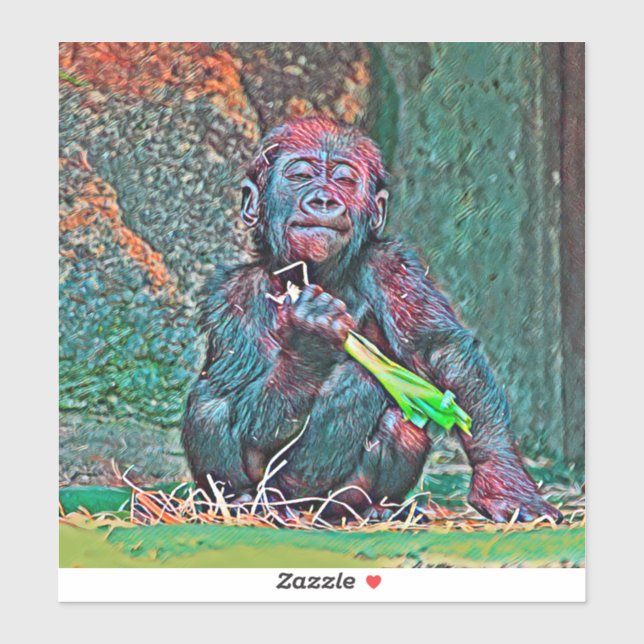 Sticker AnimalMix_Gorilla_004 (Feuille)