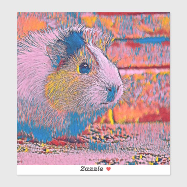Sticker AnimalMix_Guineapig_002 (Feuille)