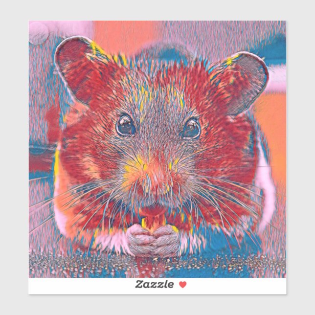 Sticker AnimalMix_Hamster_002 (Feuille)