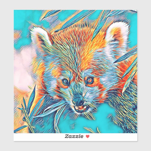 Sticker AnimalMix_RedPanda_001 (Feuille)