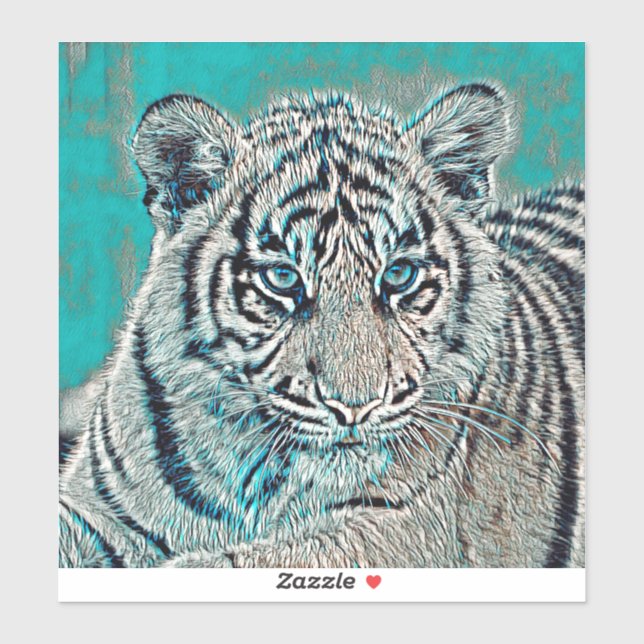 Sticker AnimalMix_Tiger_046 (Feuille)