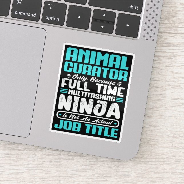 Sticker Animateur Titre du travail Profession Compétences  (Détail)