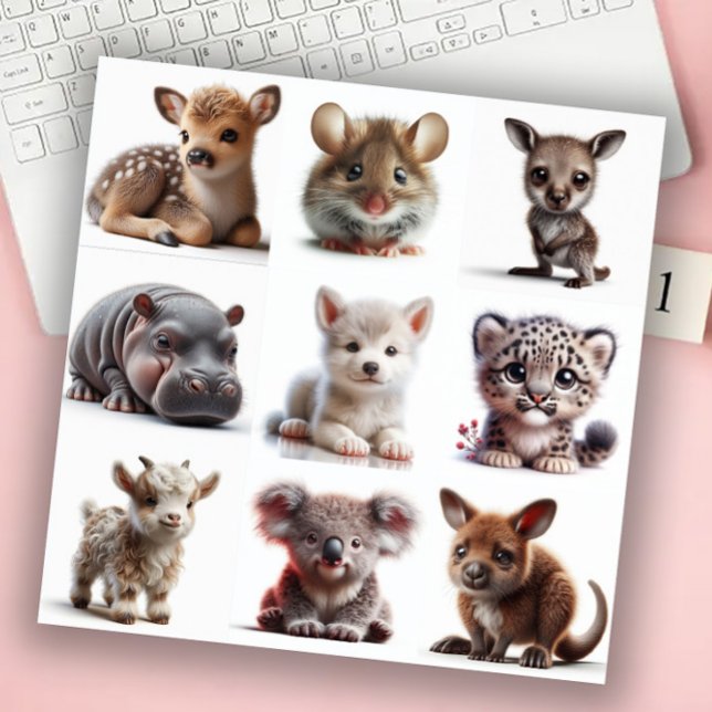 Sticker Animaux Bébés Série 1 (Créateur téléchargé)