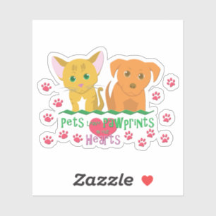 Sticker Animaux de laisser des empreintes digitales