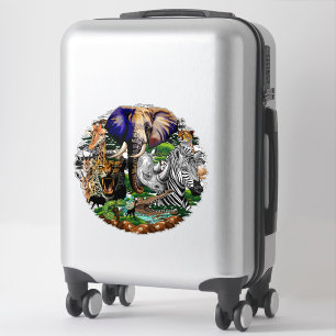 Sticker Animaux sauvages de la Savane africaine