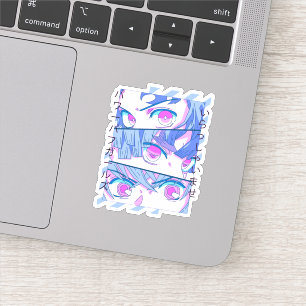Sticker Anime Girl Eyes - Japon Culture Art - japonais