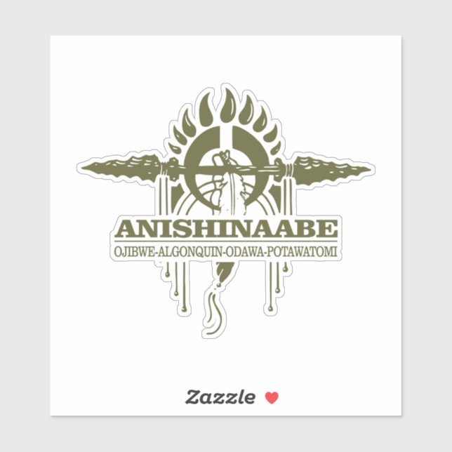 Sticker Anishinaabe 2o (Feuille)