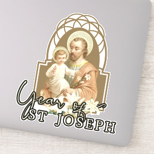 Sticker Année de la prière catholique de l'enfant Saint-