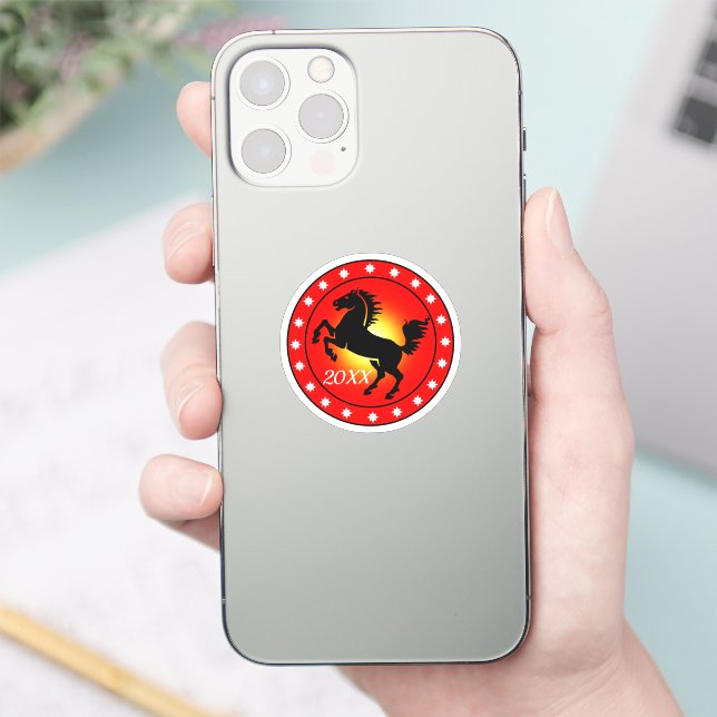Sticker Année du Cheval (Téléphone)