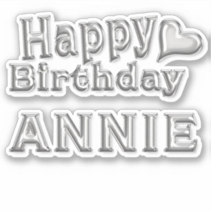 Sticker Annie Happy Birthday