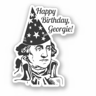 Sticker Anniversaire de George Washington