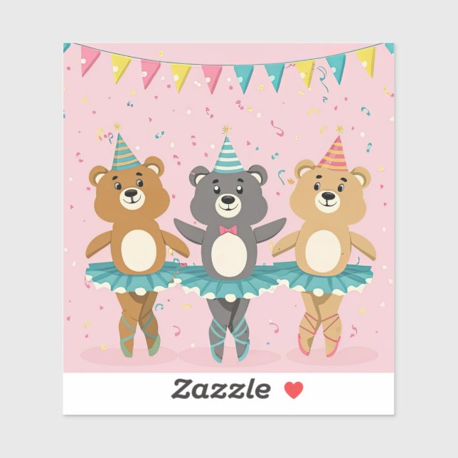 Sticker Anniversaire du Ballet (Feuille)