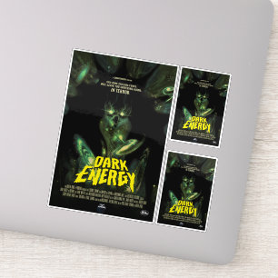 Sticker Annonce De Film D'Horreur Sci-Fi, Énergie Noire