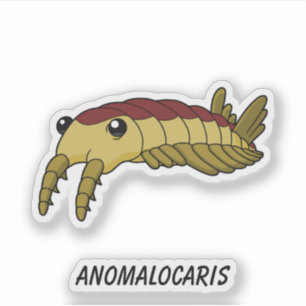 Sticker Anomalocaris - Créature maritime préhistorique Vin