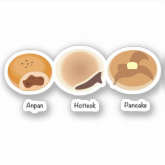 Sticker Anpan, Hottek, Pancake