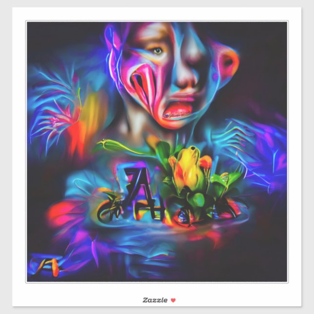 Sticker Anthrophobie 2 (Feuille)