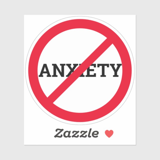 Sticker Anti-anxiété (Feuille)