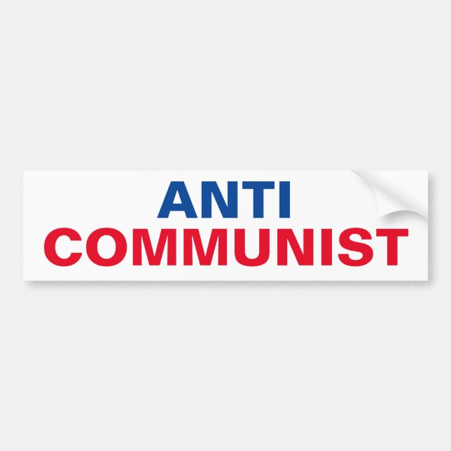 Sticker anti-communiste (Devant)