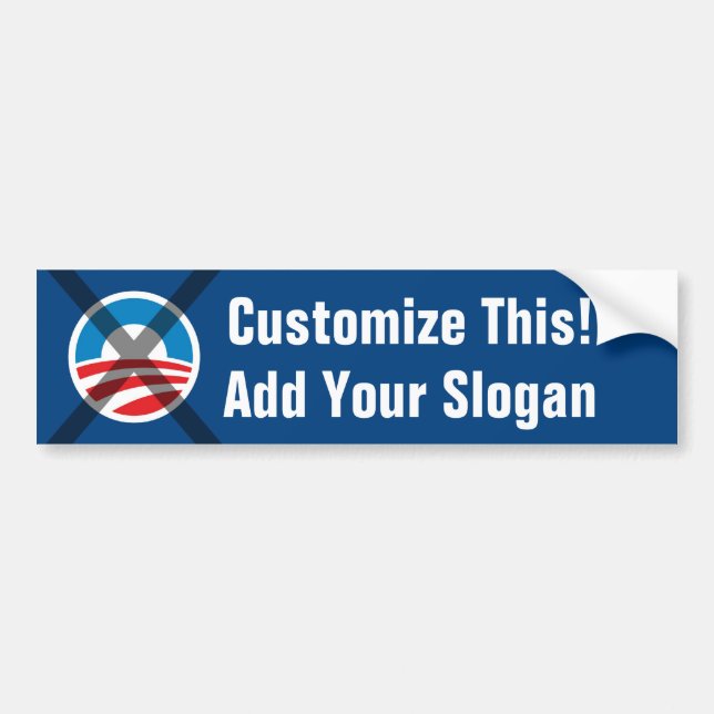 Sticker anti-Obama Bumper FAITES VOTRE PROPRE ! (Devant)