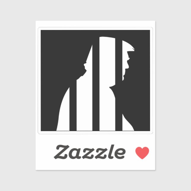 Sticker Anti Trump Felon Trump for Prison 2024 (Feuille)