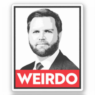 Sticker Anti Trump Vance - Weirdo