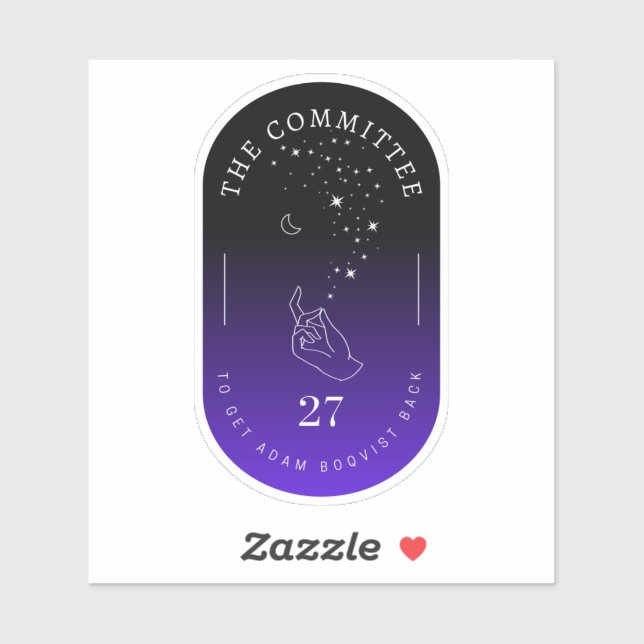 Sticker anticrépusculaire Adam Boqvist (Feuille)