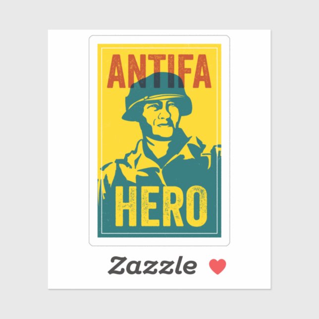 Sticker ANTIFA HEROES SERIES: Saving Private Ryan  (Feuille)