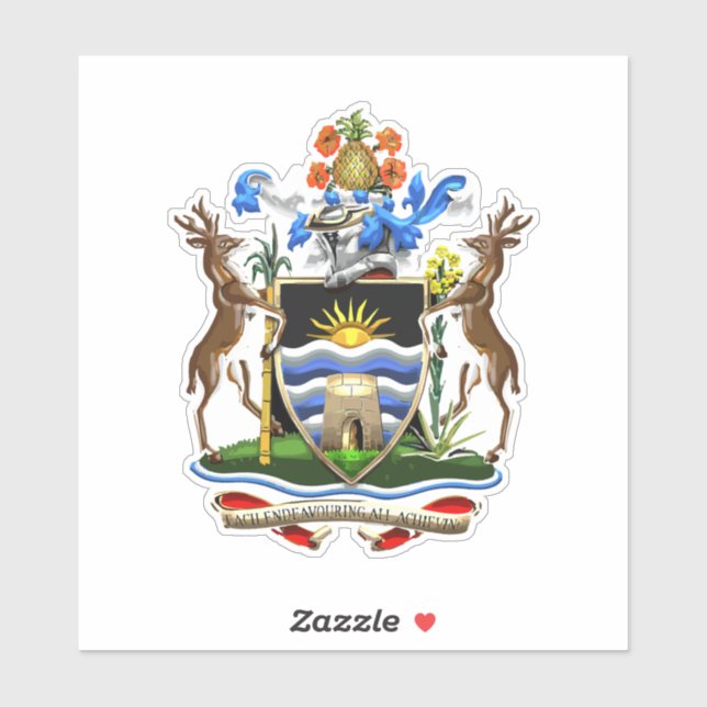 Sticker Antigua-et-Barbuda (Feuille)