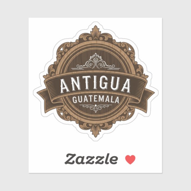 Sticker Antigua Guatemala Travel (Feuille)