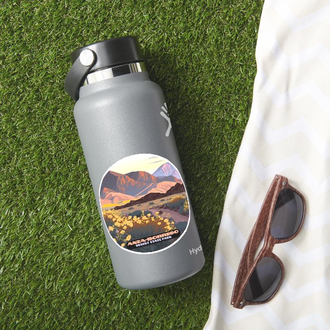 Sticker Anza Borrego Desert State Park Californie (HydroFlask Insitu)