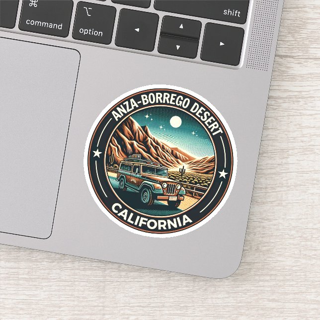 Sticker Anza-Borrego Desert State Park Californie cadeaux (Détail)