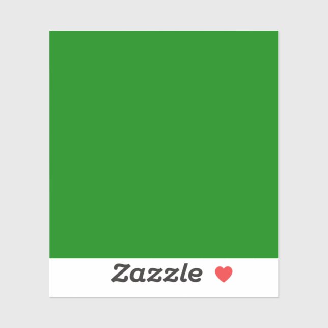 Sticker Ao (anglais) (couleur unie) (Feuille)