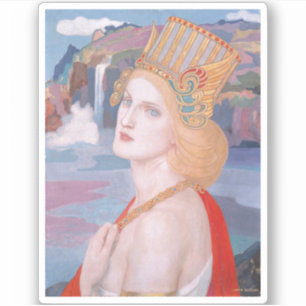 Sticker Aoife, vers 1914 par John Duncan