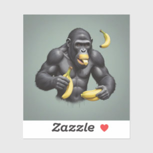 Sticker Ape King Custom-Cut Vinyl