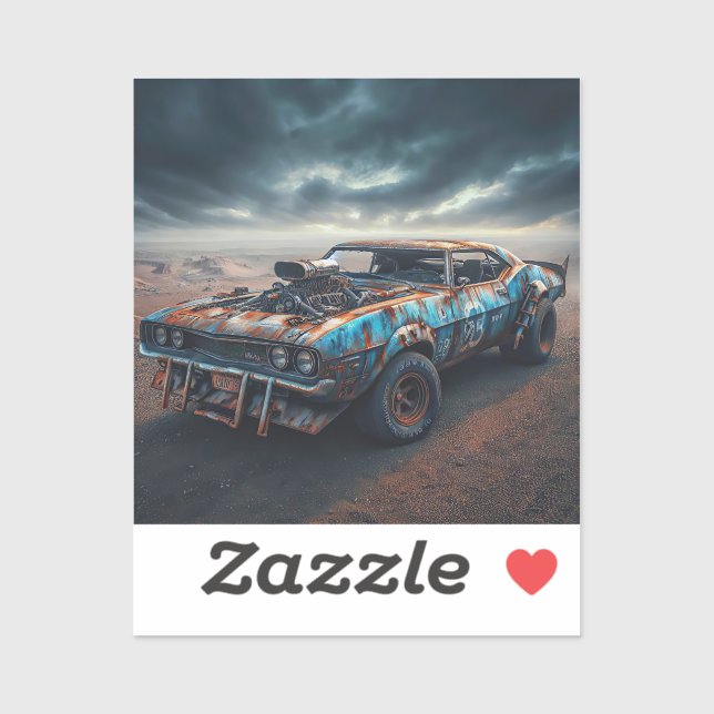 Sticker Apocalypse Classic Chevy Camaro (Feuille)