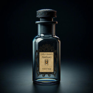 Sticker Apothécaire de Lilac Cloven : Les crocs de vampire