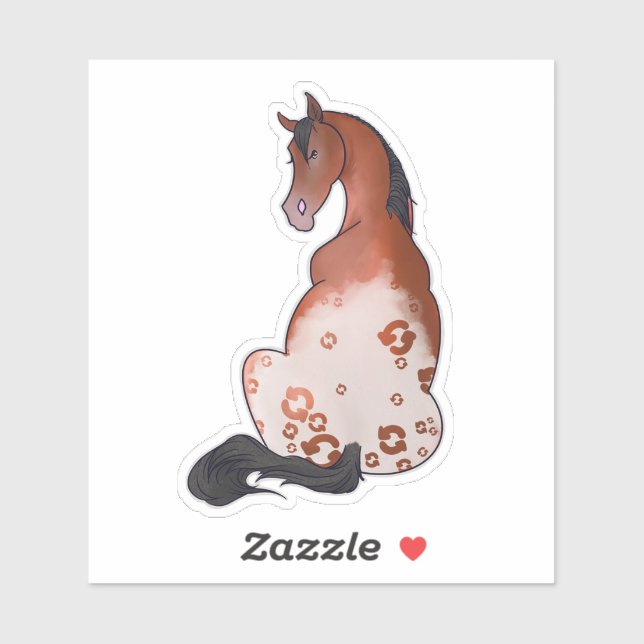 Sticker Appaloosa rafraîchissante (Feuille)