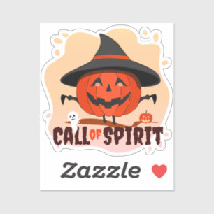 Sticker Appel de l'Esprit d'Halloween