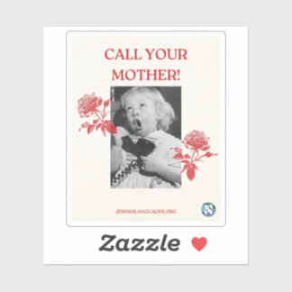 Sticker Appelle Ta Mère ! Anglais