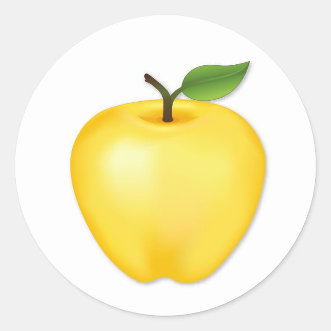 Sticker Apple Golden Delicious (Devant)