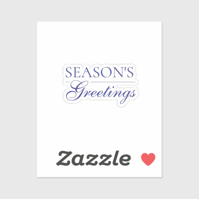 Sticker  appy New Year Merry Christmas Holiday (Feuille)