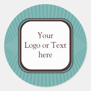 Sticker Aqua Spring Rays