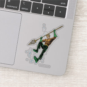 Sticker Aquaman avec Spear