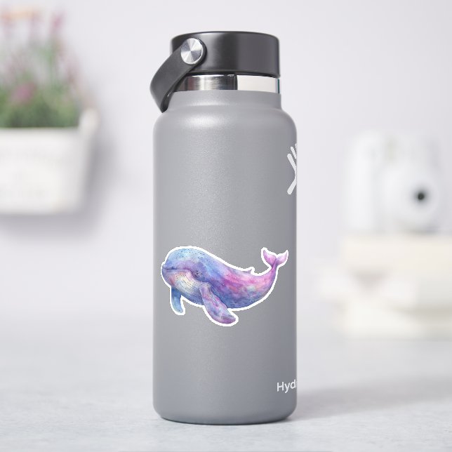 Sticker Aquarelle Béluga (HydroFlask)