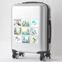 Aquarelle Bluebell fleurs Scrapbook