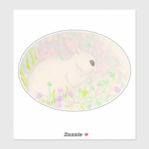 Aquarelle de lapin bébé