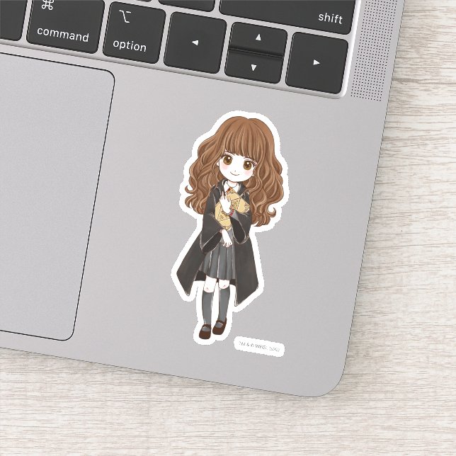 Sticker Aquarelle magique Hermione Granger (Détail)